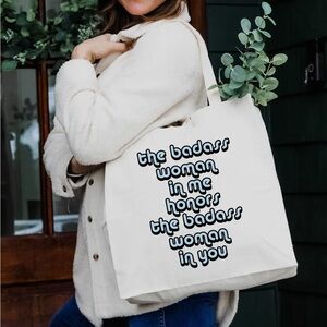 The Badass Woman tote bag